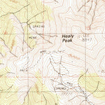 United States Geological Survey Byers Canyon, NV (1990, 24000-Scale) digital map
