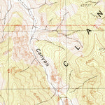 United States Geological Survey Byers Canyon, NV (1990, 24000-Scale) digital map
