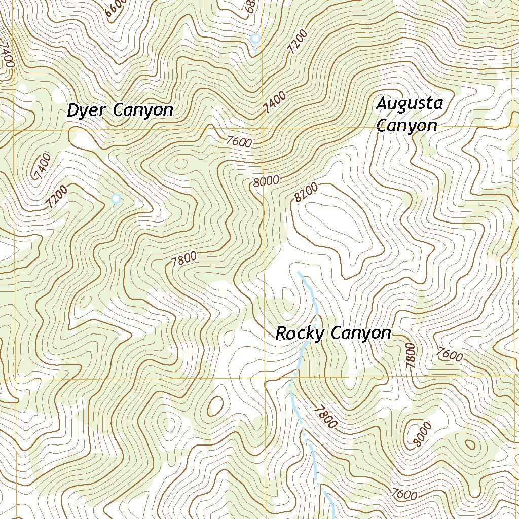 Byers Canyon, NV (2021, 24000-Scale) Map by United States Geological ...