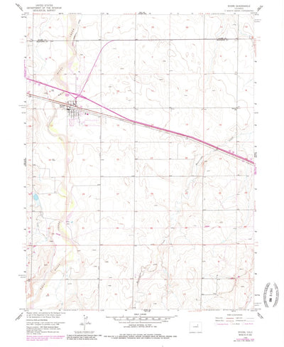 United States Geological Survey Byers, CO (1956, 24000-Scale) digital map