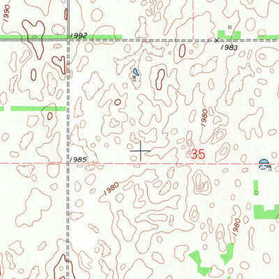 United States Geological Survey Byers, KS (1971, 24000-Scale) digital map