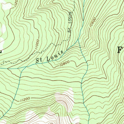 United States Geological Survey Byers Peak, CO (1957, 24000-Scale) digital map