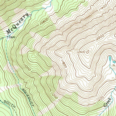 United States Geological Survey Byers Peak, CO (1957, 24000-Scale) digital map