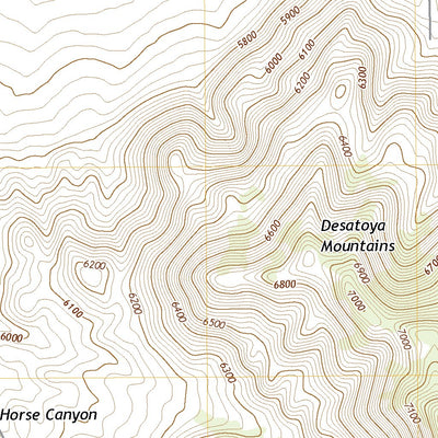 United States Geological Survey Byers Ranch, NV (2021, 24000-Scale) digital map
