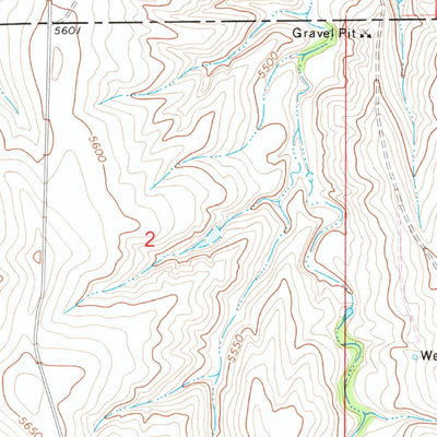 United States Geological Survey Byers SW, CO (1969, 24000-Scale) digital map