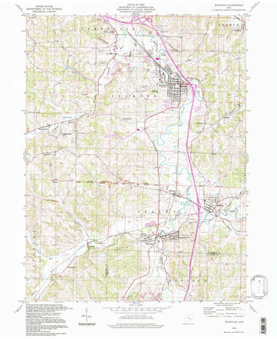 United States Geological Survey Byesville, OH (1994, 24000-Scale) digital map