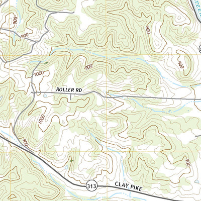 United States Geological Survey Byesville, OH (2019, 24000-Scale) digital map