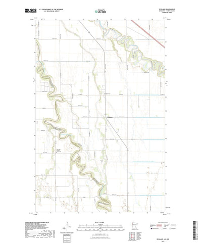 United States Geological Survey Bygland, MN (2022, 24000-Scale) digital map