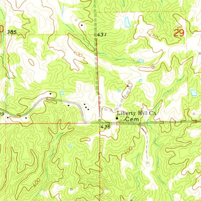 United States Geological Survey Byhalia, MS (1971, 24000-Scale) digital map