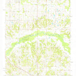 United States Geological Survey Byhalia NW, MS-TN (1971, 24000-Scale) digital map