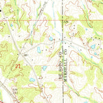 United States Geological Survey Byhalia NW, MS-TN (1971, 24000-Scale) digital map