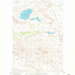 United States Geological Survey Bynum, MT (1960, 62500-Scale) digital map