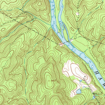 United States Geological Survey Bynum, NC (1968, 24000-Scale) digital map