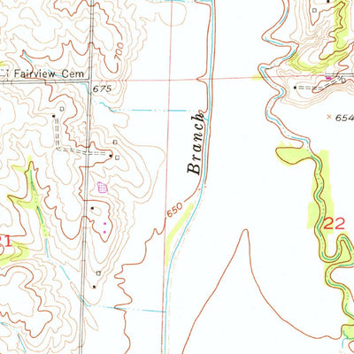 United States Geological Survey Bynumville, MO (1953, 24000-Scale) digital map