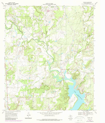 United States Geological Survey Byrds, TX (1969, 24000-Scale) digital map