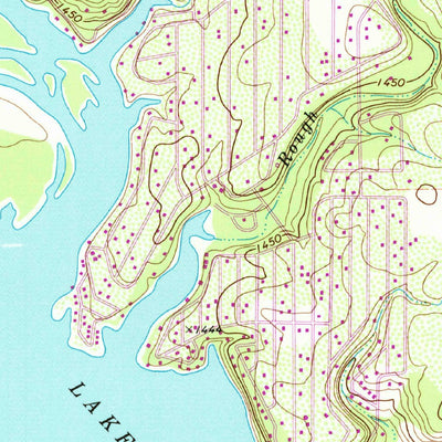 United States Geological Survey Byrds, TX (1969, 24000-Scale) digital map