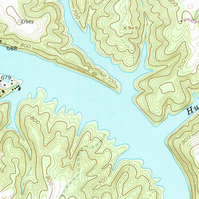 United States Geological Survey Byrdstown, TN-KY (1962, 24000-Scale) digital map