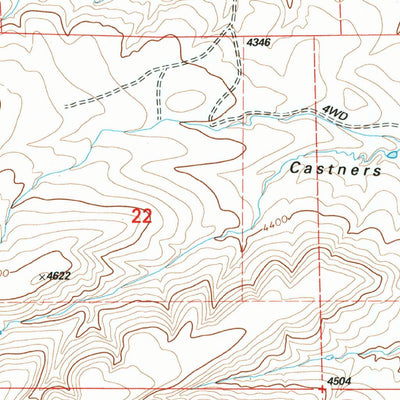 United States Geological Survey Byrne Creek, MT (1995, 24000-Scale) digital map
