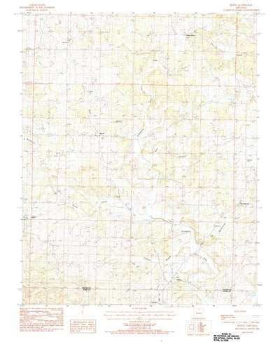 United States Geological Survey Byron, AR (1984, 24000-Scale) digital map