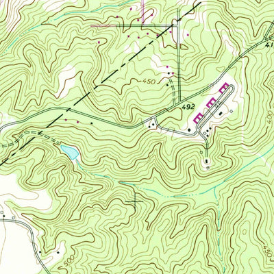 United States Geological Survey Byron, GA (1974, 24000-Scale) digital map