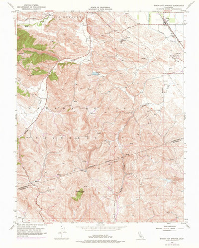 United States Geological Survey Byron Hot Springs, CA (1953, 24000-Scale) digital map