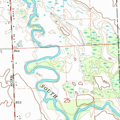 United States Geological Survey Byron, MI (1969, 24000-Scale) digital map