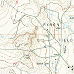United States Geological Survey Byron, WY (1967, 24000-Scale) digital map