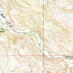 United States Geological Survey C Bar Ranch, NM (1963, 24000-Scale) digital map