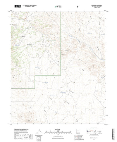 United States Geological Survey C Bar Ranch, NM (2023, 24000-Scale) digital map