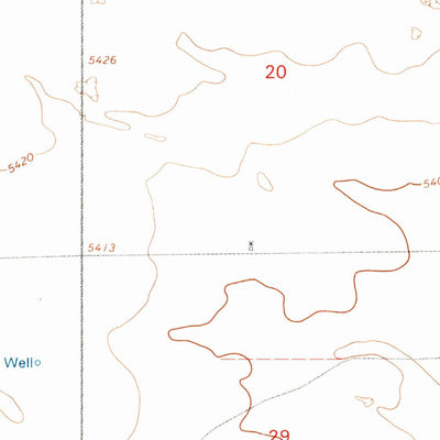 United States Geological Survey C S Ranch, WY (1990, 24000-Scale) digital map