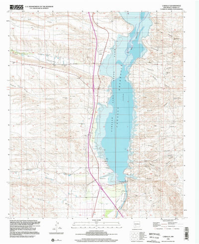 United States Geological Survey Caballo, NM (1996, 24000-Scale) digital map