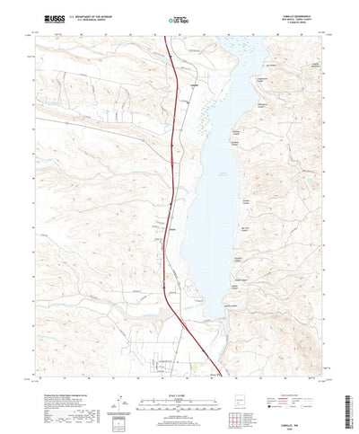 United States Geological Survey Caballo, NM (2020, 24000-Scale) digital map