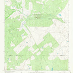 United States Geological Survey Caballos Creek, TX (1965, 24000-Scale) digital map