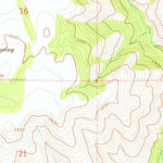United States Geological Survey Cabbage Hill, OR (1966, 24000-Scale) digital map