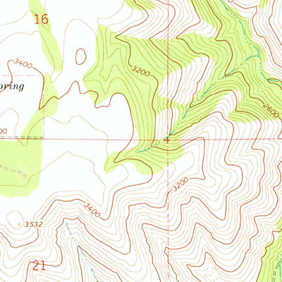 United States Geological Survey Cabbage Hill, OR (1966, 24000-Scale) digital map