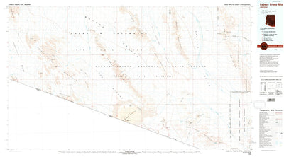 United States Geological Survey Cabeza Prieta Mountains, AZ (1980, 100000-Scale) digital map