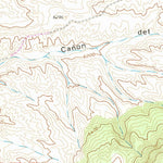 United States Geological Survey Cabezon Peak, NM (1961, 24000-Scale) digital map