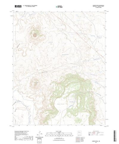 United States Geological Survey Cabezon Peak, NM (2023, 24000-Scale) digital map