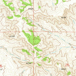 United States Geological Survey Cabin Creek NE, WY-MT (1971, 24000-Scale) digital map