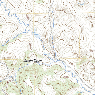 United States Geological Survey Cabin Creek NW, WY (2023, 24000-Scale) digital map