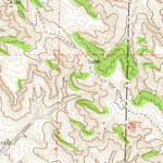United States Geological Survey Cabin Creek SE, WY (1971, 24000-Scale) digital map