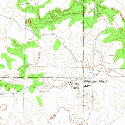 United States Geological Survey Cabin Lake, OR (1981, 24000-Scale) digital map