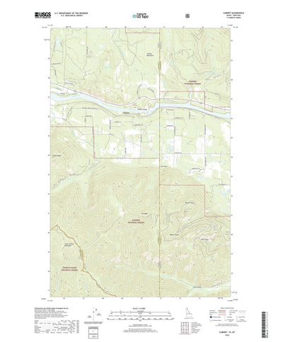 United States Geological Survey Cabinet, ID (2020, 24000-Scale) digital map