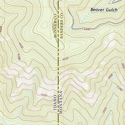 United States Geological Survey Cabinet, ID (2020, 24000-Scale) digital map