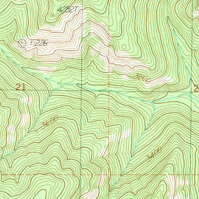 United States Geological Survey Cabinet, ID-MT (1989, 24000-Scale) digital map
