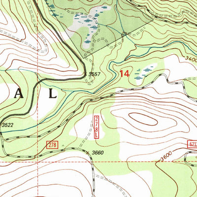 United States Geological Survey Cable Mountain, MT (1997, 24000-Scale) digital map