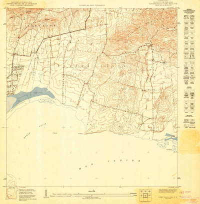 United States Geological Survey Cabo Rojo NE, PR (1949, 10000-Scale) digital map