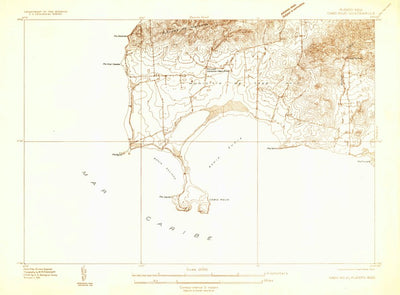United States Geological Survey Cabo Rojo, PR (1935, 25000-Scale) digital map