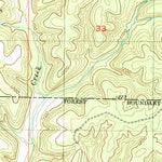 United States Geological Survey Cabool SW, MO (1950, 24000-Scale) digital map