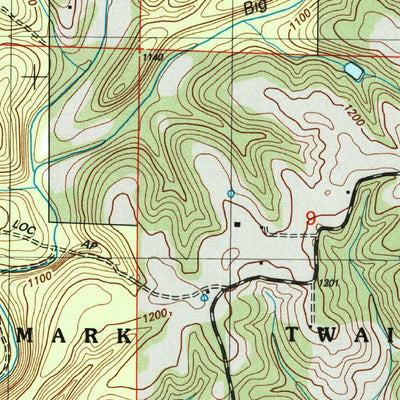 United States Geological Survey Cabool SW, MO (2004, 24000-Scale) digital map